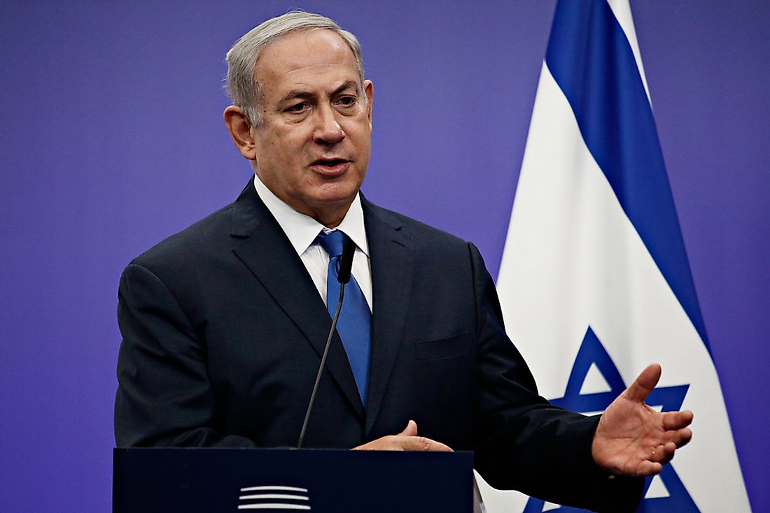 Benjamin Netanyahu, the prime minister of Israel. Editorial credit: Alexandros Michailidis / Shutterstock.com.