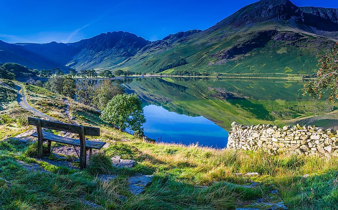 The UK's Lake District is an example of a tourist region.