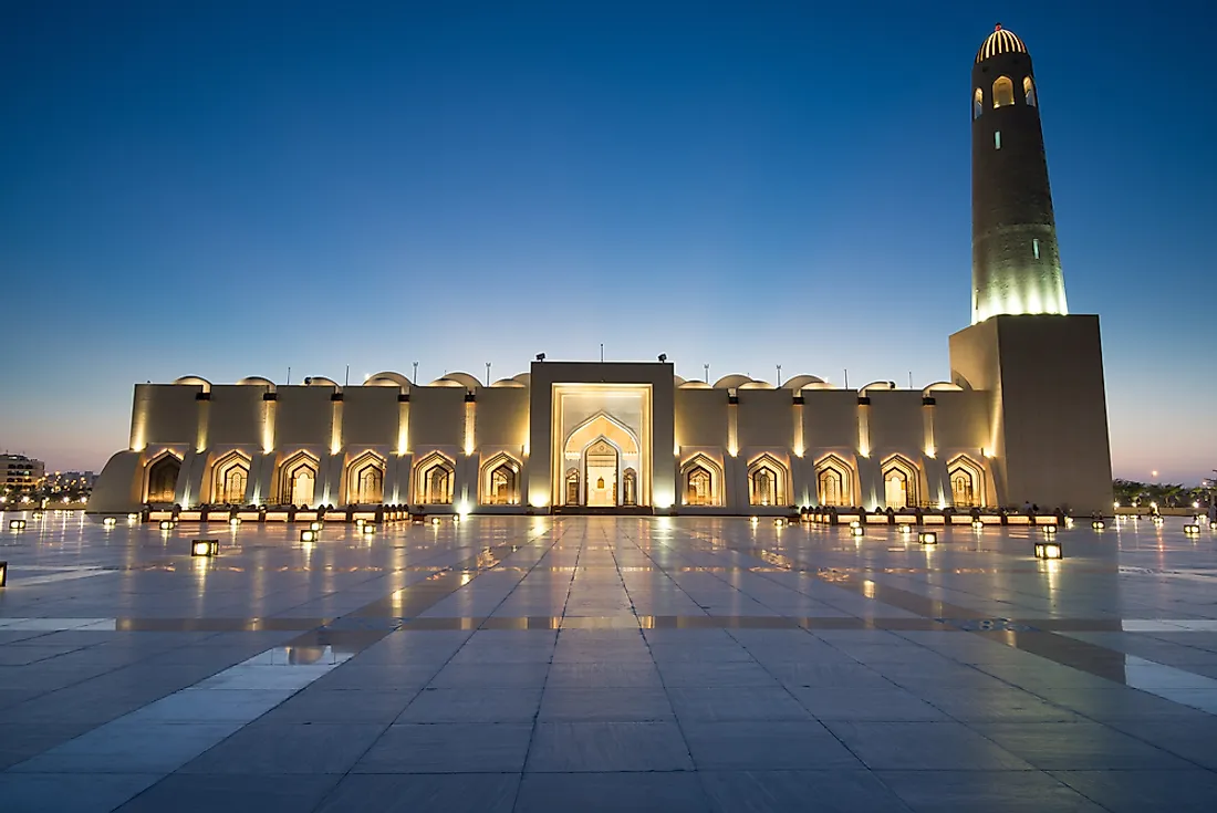 The Doha Grand Mosque, Qatar.