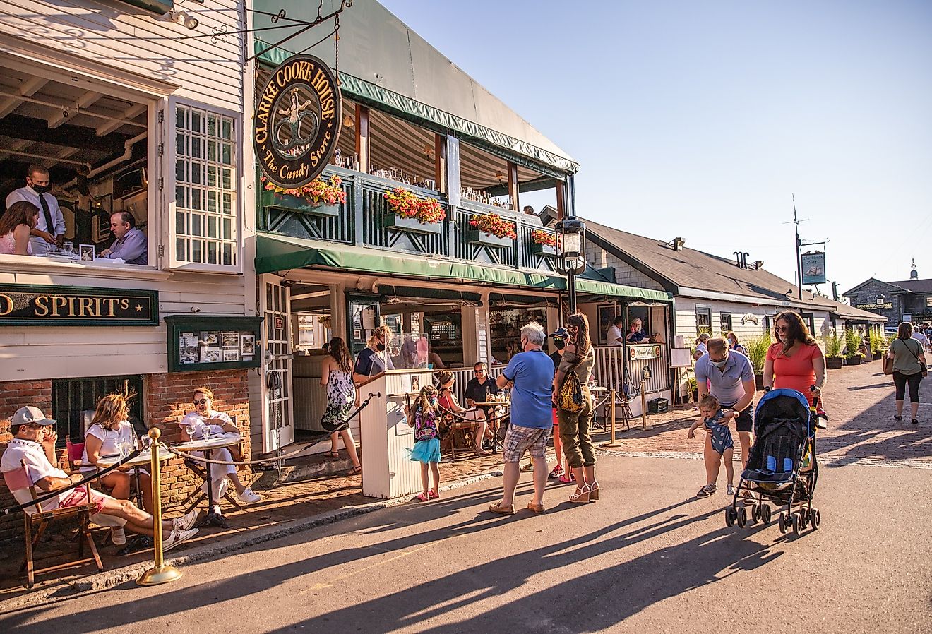 Street scene from the town of Newport, Rhode Island Image credit Little Vignettes Photo via Shutterstock