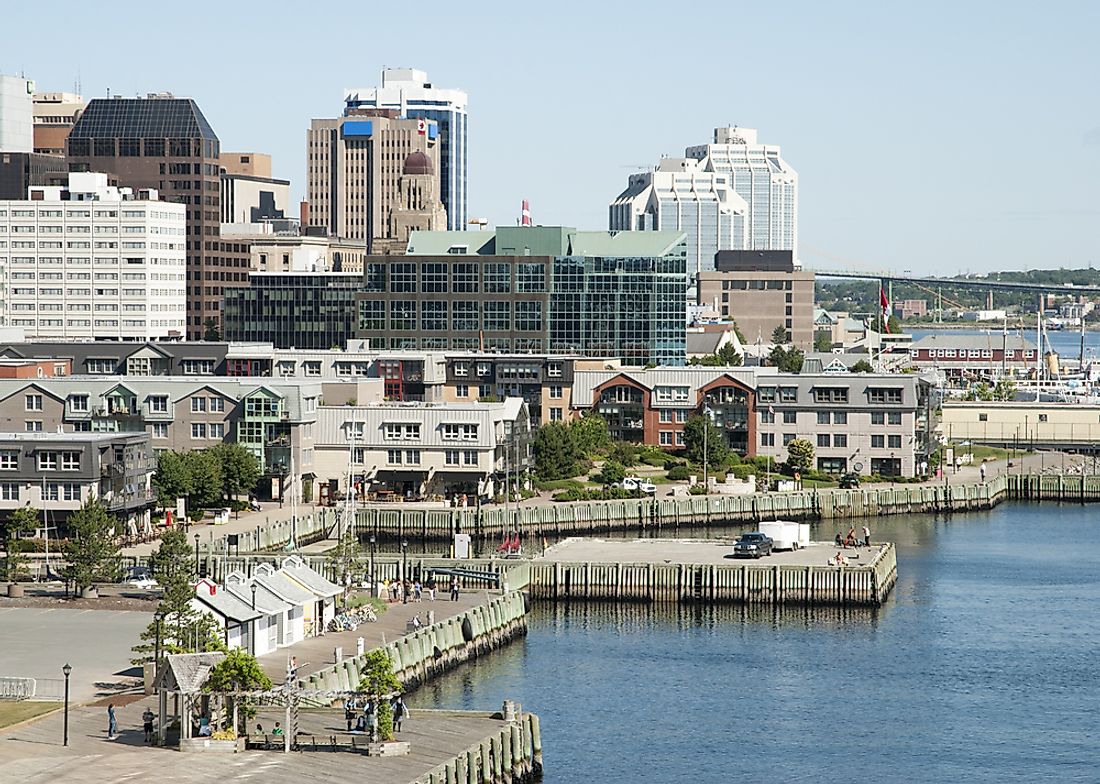 Halifax, the capital city of Nova Scotia, Canada. 