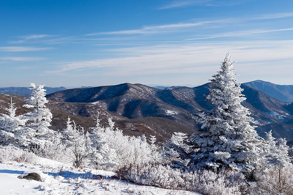 A dusting of snow in Tennessee. 