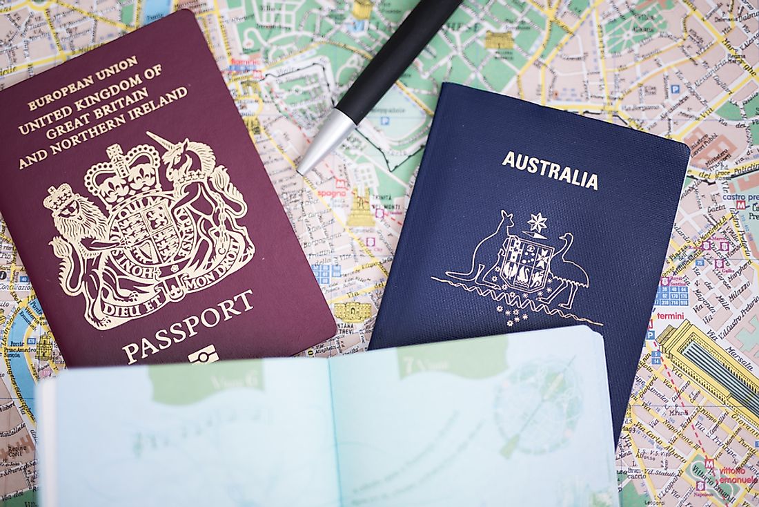 Holders of dual citizenship may possess multiple passports. 