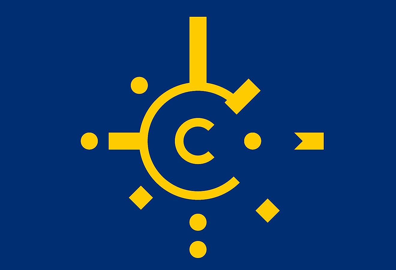 The flag of the Central European Free Trade Agreement. 