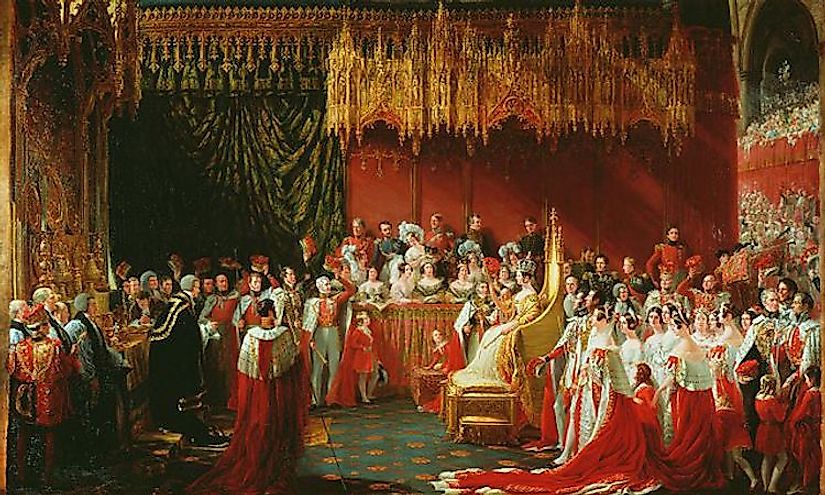 Kings and queens of the royal dynasty use the Crown Jewels during significant royal events like coronation ceremonies.