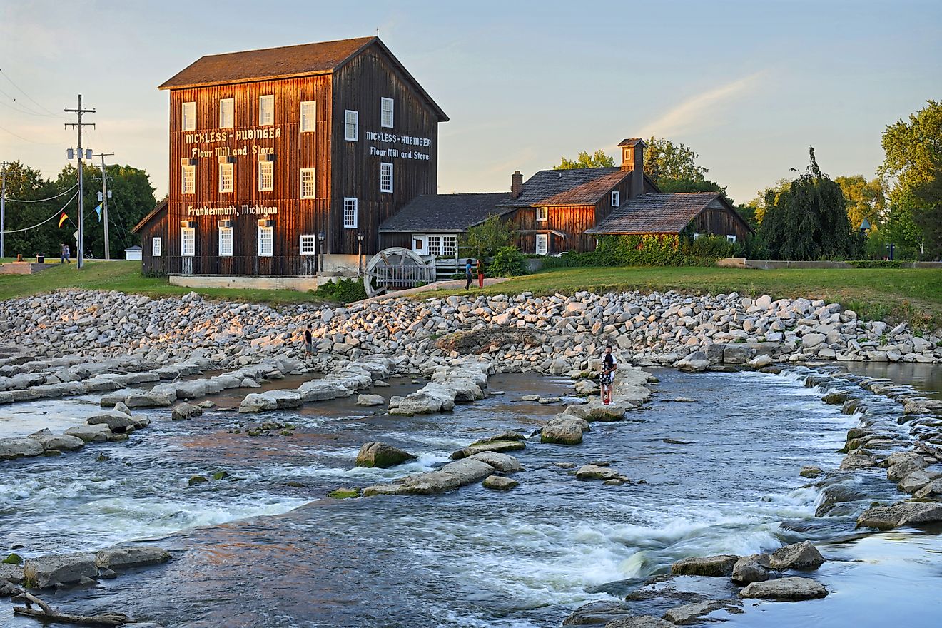 Nickless Humbinger flour mill and store In the village of Frankenmuth , Michigan 