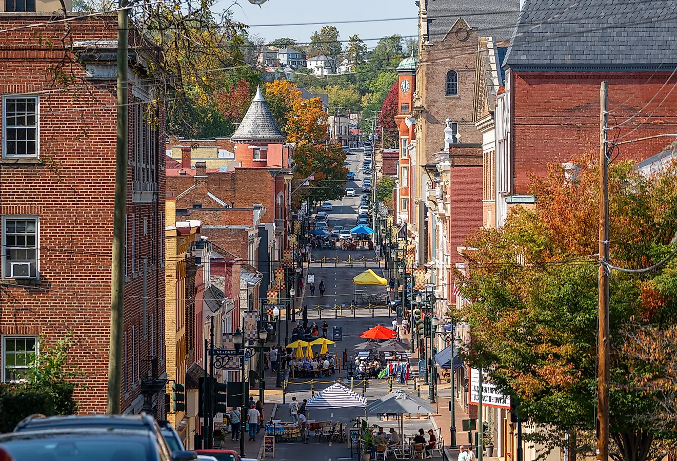 Downtown Staunton, Virginia. Image credit Eli Wilson via Shutterstock