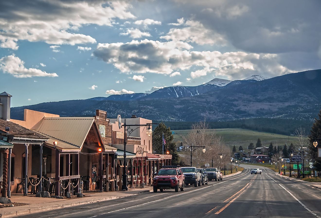 Downtown Red River, New Mexico. Image credit Red River New Mexico via Shutterstock