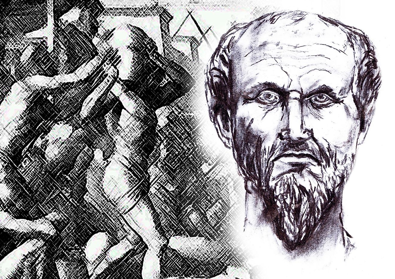 Epiktet (Epictetus) - ancient Greek philosopher-stoic; a slave in Rome, then a freedman; founded in Nikopol philosophical school.