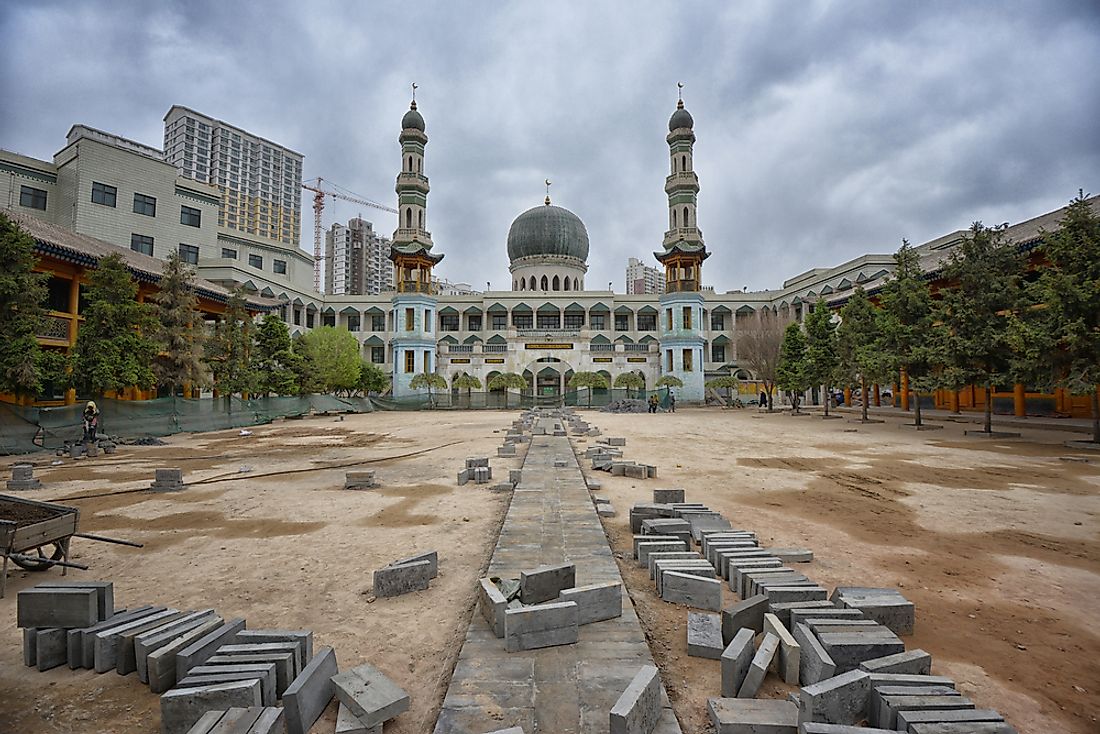 The Grand Mosque in Xining, China. 