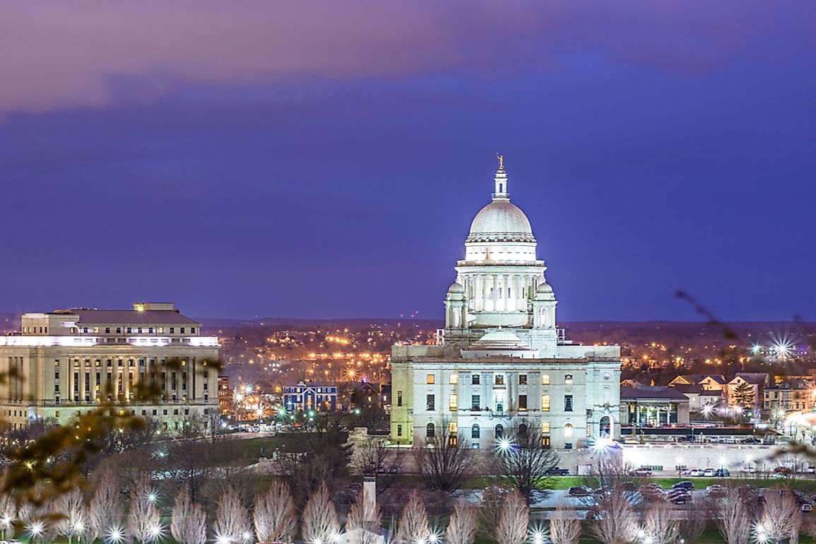 Due to its unique and intriguing design, the Rhodes Island State House was listed in the National Register of Historic Places.