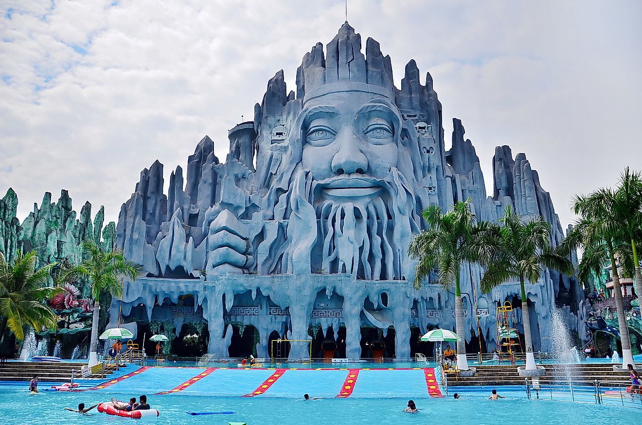 Suoi Tien Amusement Park at Ho Chi Minh City in Vietnam, Saigon. Image credit: iamtripper/Shutterstock.com