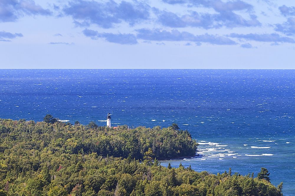 The name of Lake Superior in the local native Ojibwe language translates to "the Great Sea" due to its immense size.