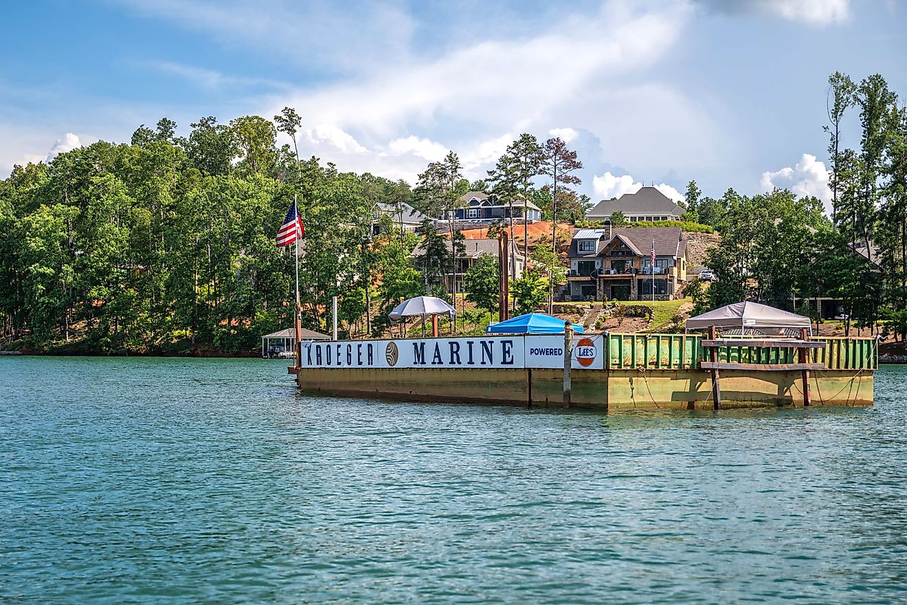 The Kroeger Marine Construction in Seneca, South Carolina. Editorial credit: Cheri Alguire / Shutterstock.com.