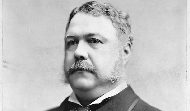 Chester A. Arthur, the  21st president of the United States. 