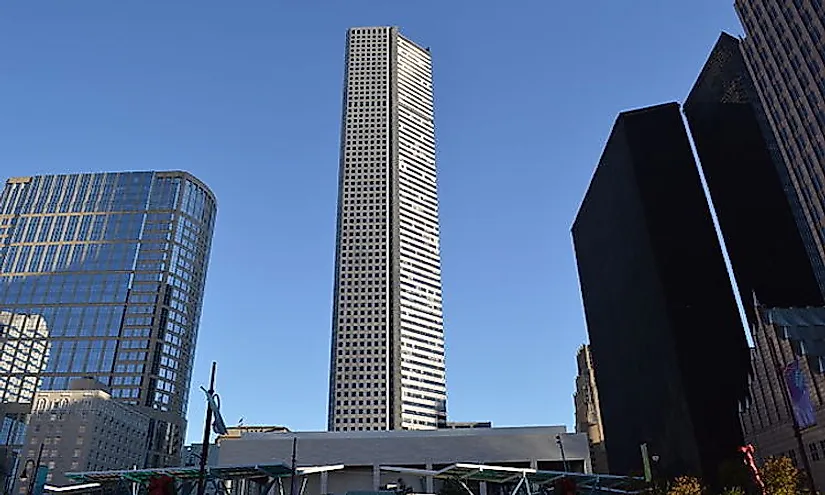 JPMorgan Chase Tower, the tallest building in Houston.