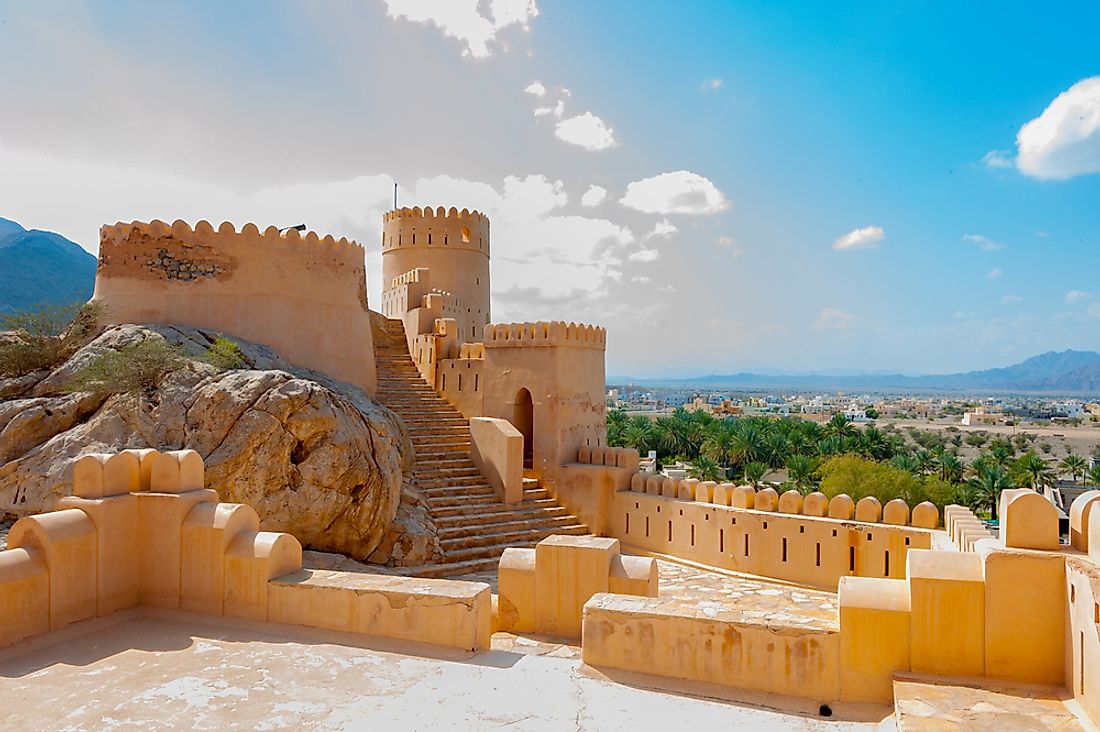 The famous Nakhal Fort, Oman. 