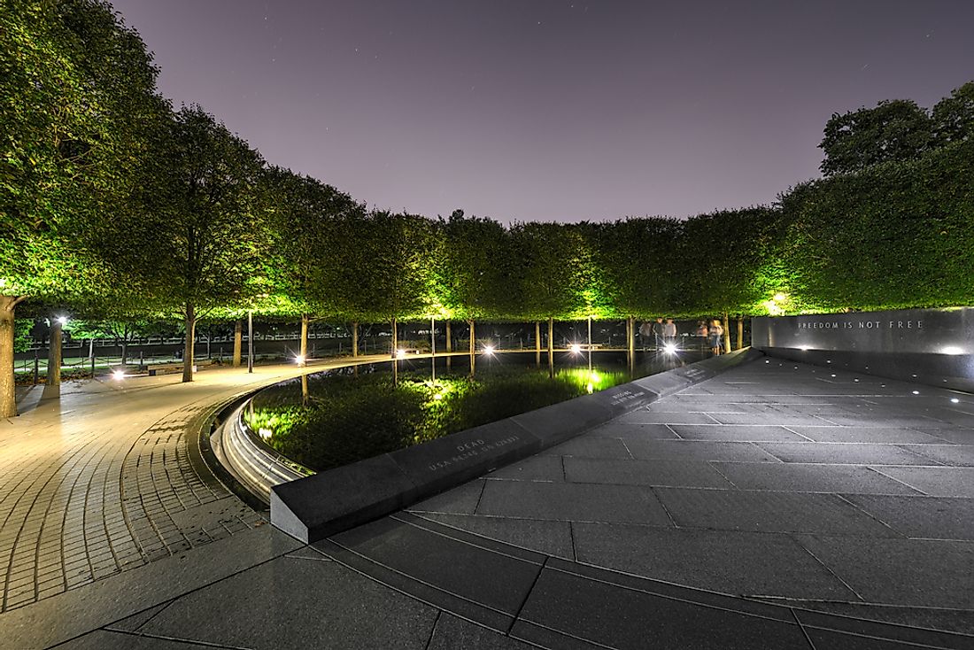 Korean War Memorial. Editorial credit: Felix Lipov / Shutterstock.com. 