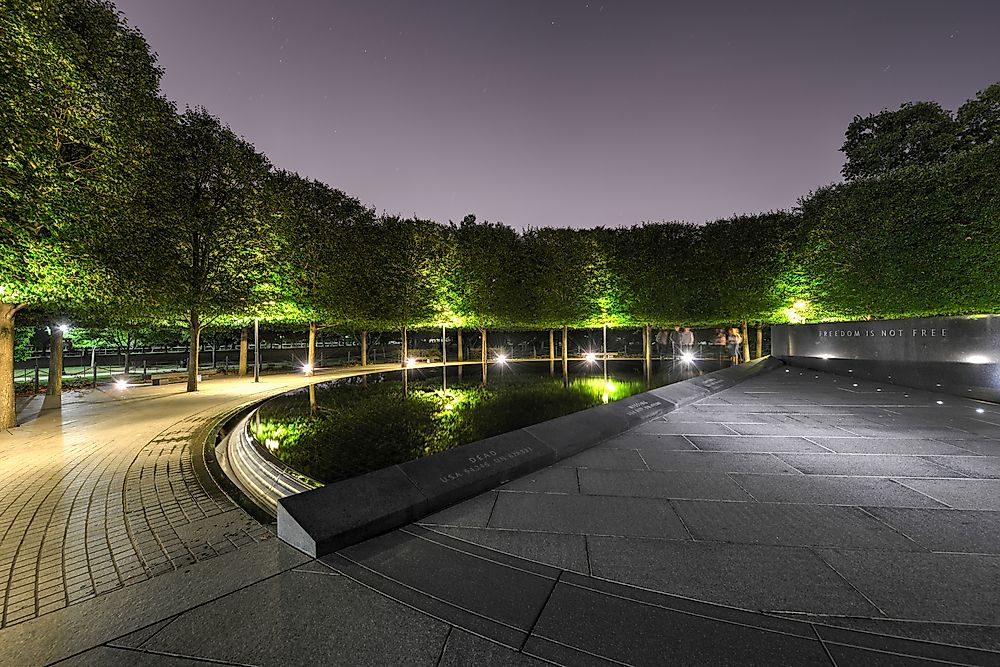 Korean War Memorial. Editorial credit: Felix Lipov / Shutterstock.com.