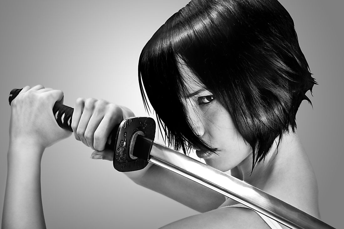 Female samurai were known as “Onna-Bugeisha”