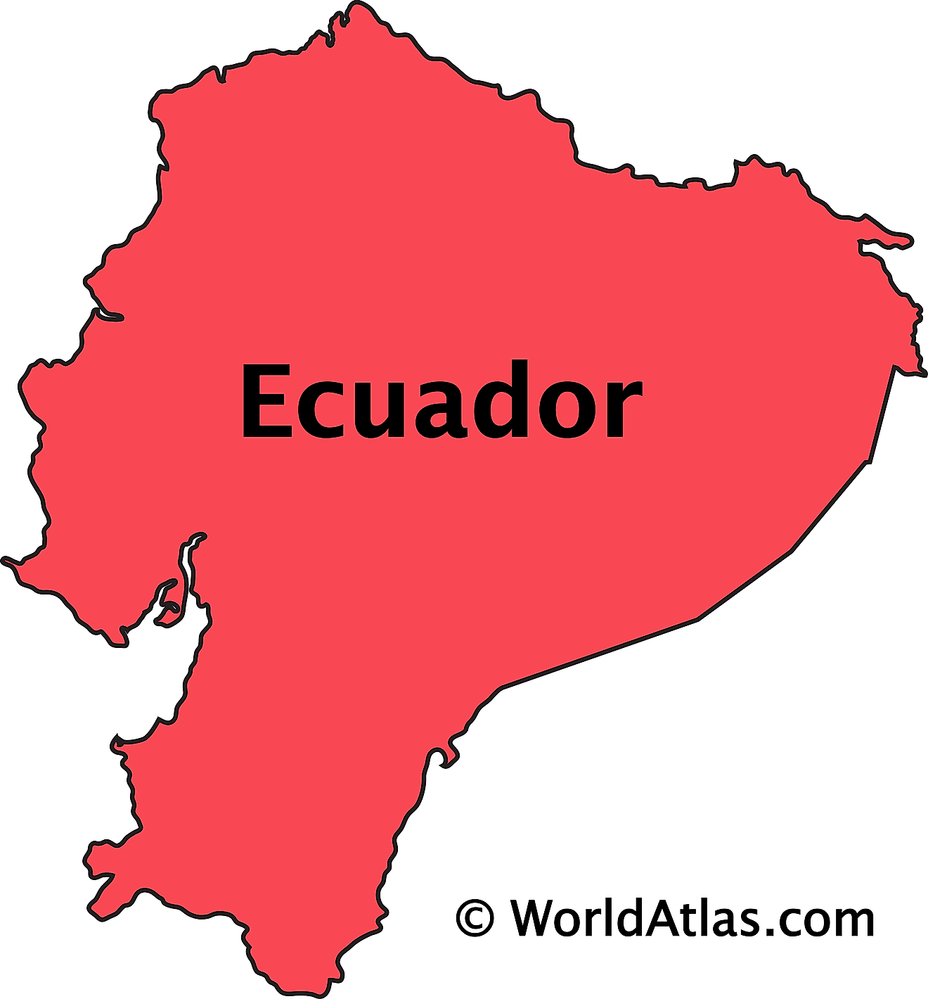 Esquema Mapa de Ecuador