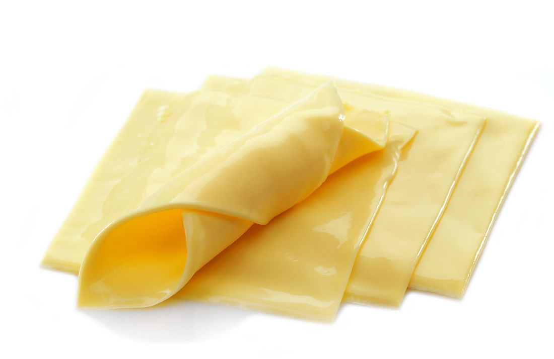 Processed cheese is well known for its texture, which differs greatly from more traditional cheese types. 