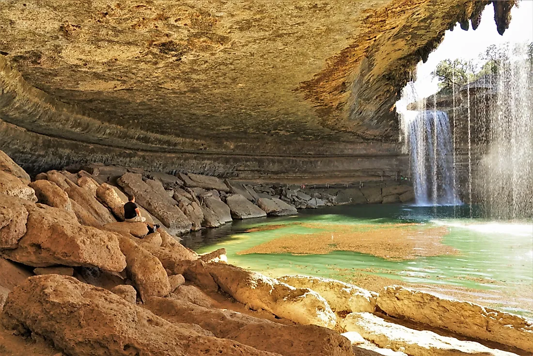 A grotto at Hamilton Pool Preserve.