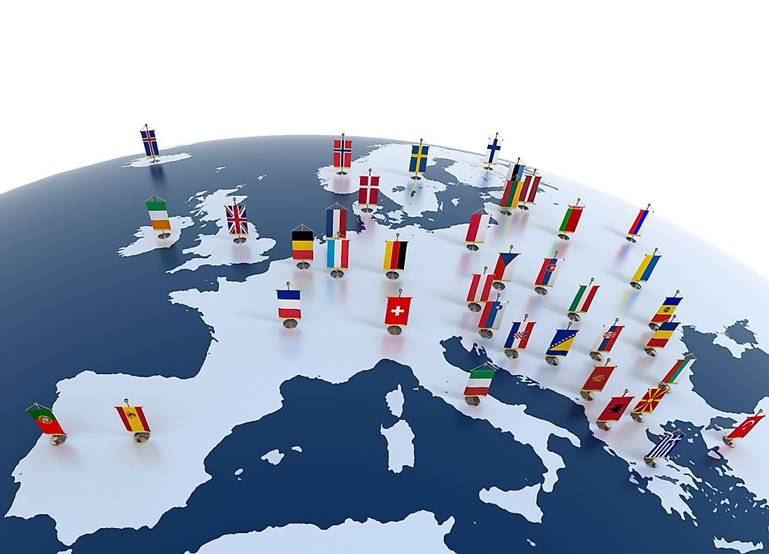 The Council of Europe is made up of many European countries. 