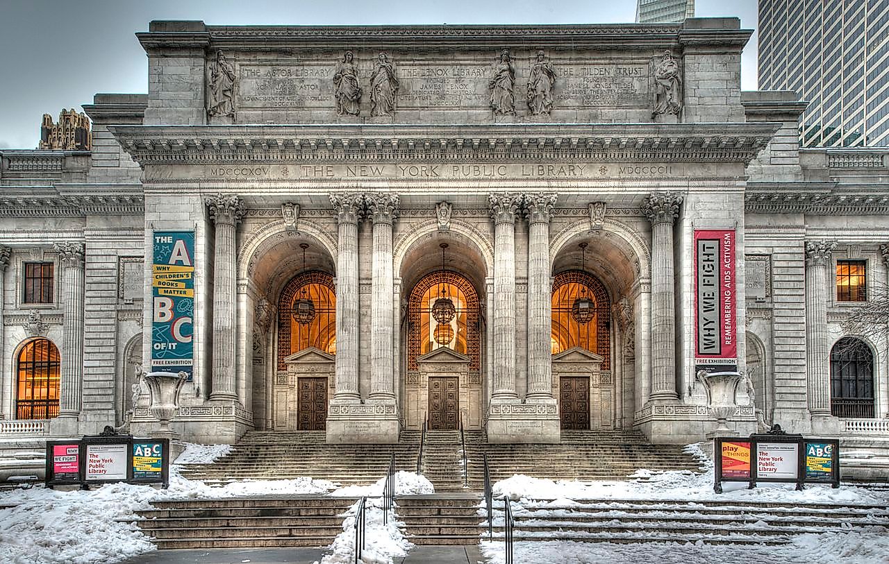 The New York Public Library. Image credit: Bestbudbrian/Wikimedia.org