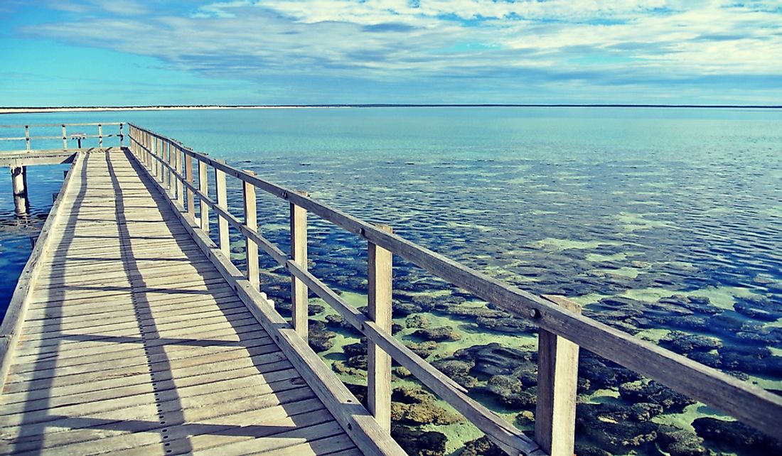 The Hamelin Pool Marine Nature Reserve includes a 656-foot boardwalk.