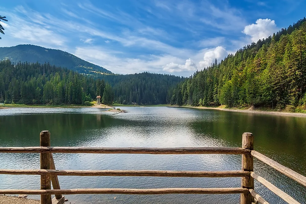 Lake Synevyr, Ukraine. 