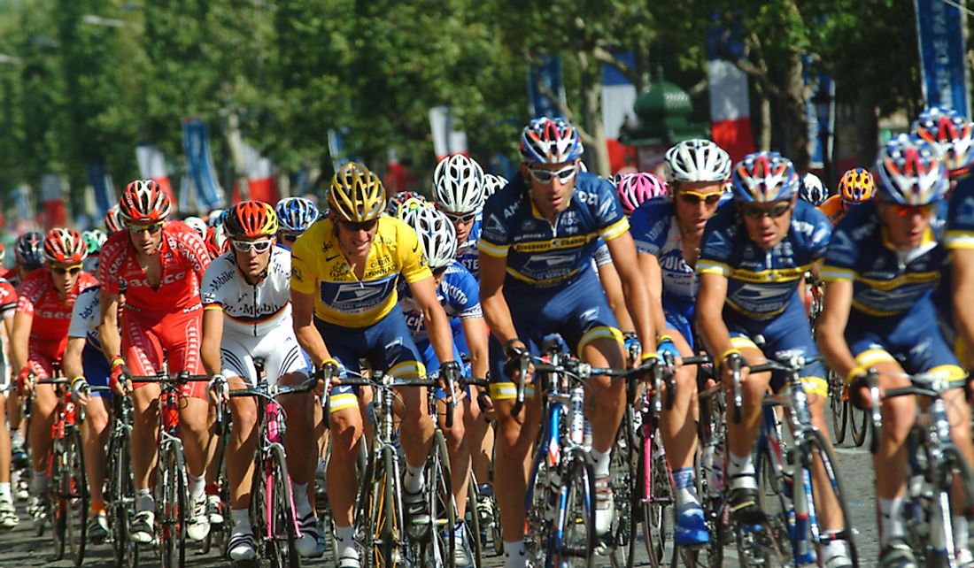 The Tour de France has been marred by various doping scandals. Editorial credit: Marc Pagani Photography / Shutterstock.com