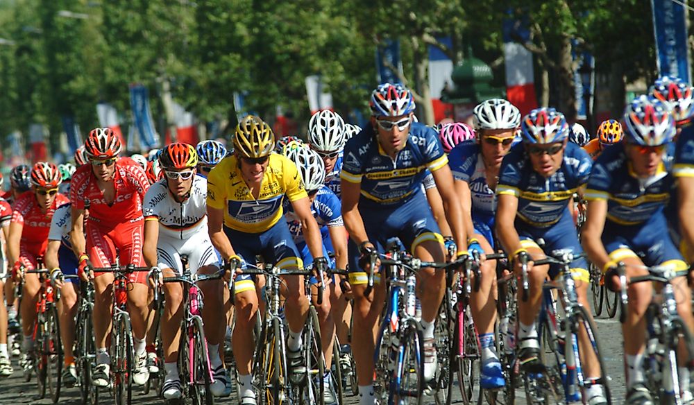 The Tour de France has been marred by various doping scandals. Editorial credit: Marc Pagani Photography / Shutterstock.com