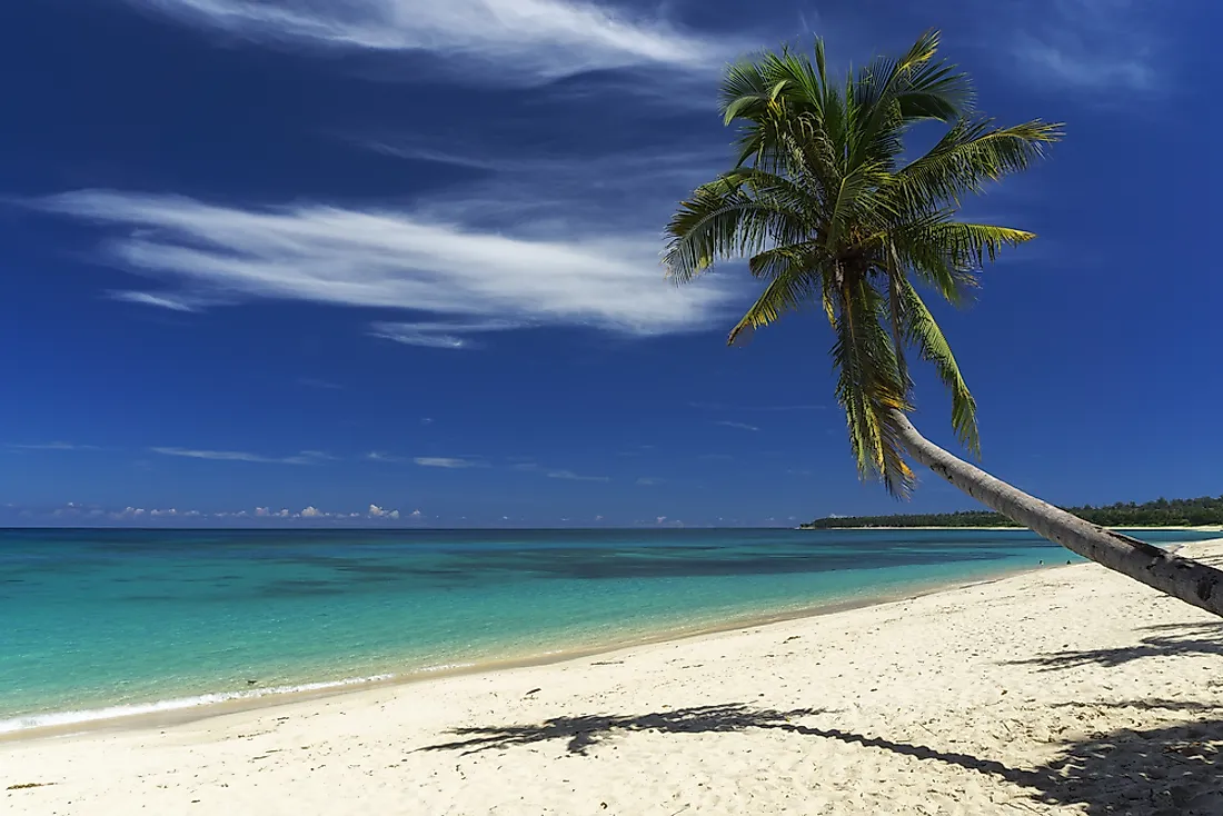 A beautiful beach in the Philippines. 