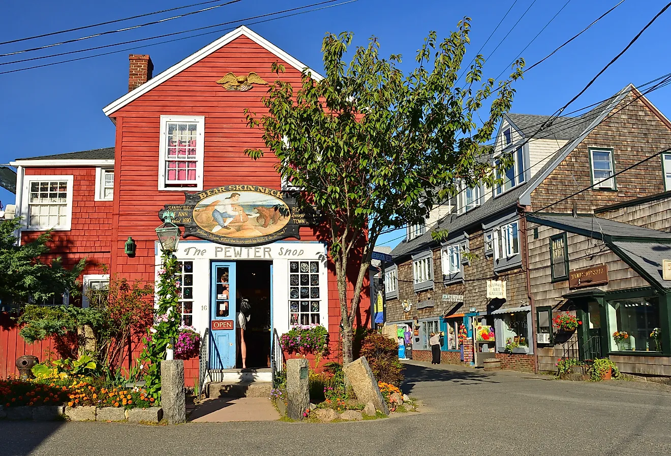 Downtown Rockport, Massachusetts. Image credit Richard Cavalleri via Shutterstock