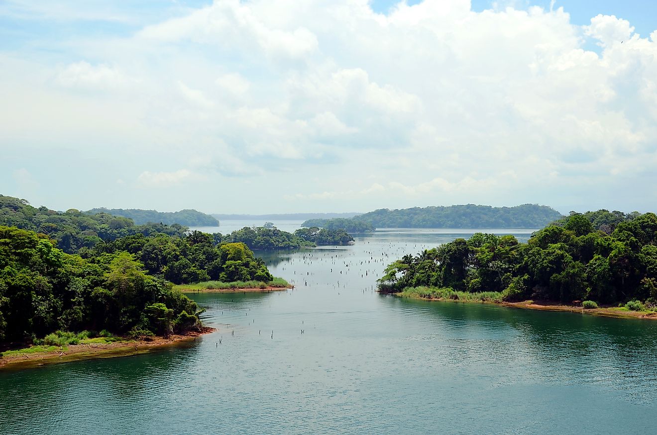 Lake Gatun, Panama.