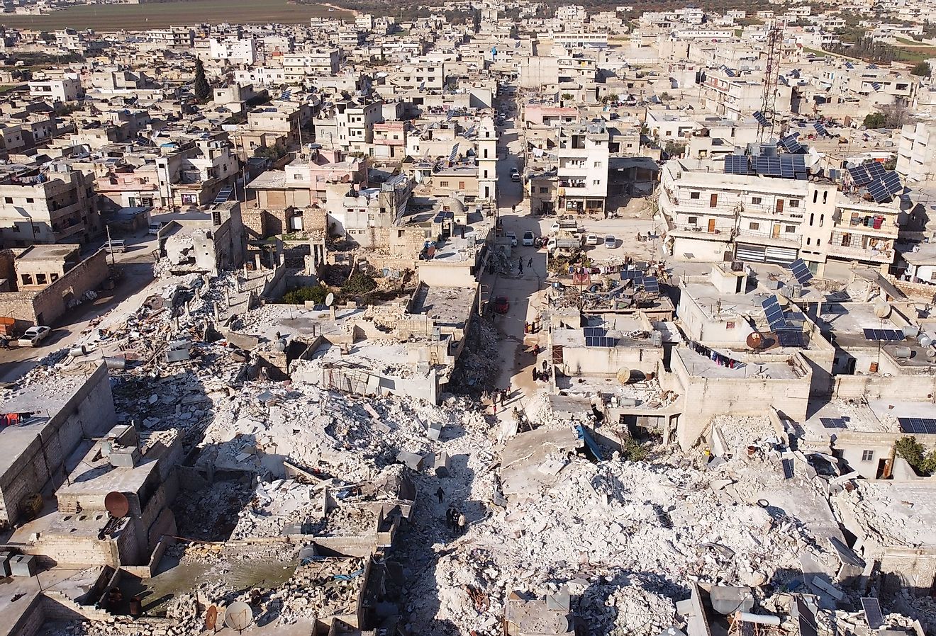 Drone photos show the massive devastation caused by the earthquake that struck Syria and Turkey, leaving tens of thousands dead and injured. 