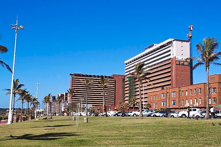 Modern South African hospitals, such as this one in Durban, provide high quality care relative to global and regional norms.