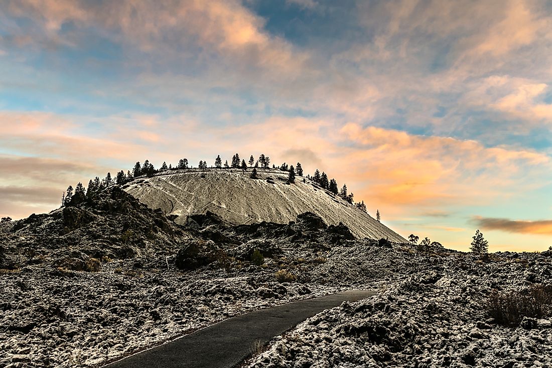Lava Butte is a popular attraction at the Newberry National Volcanic Monument.