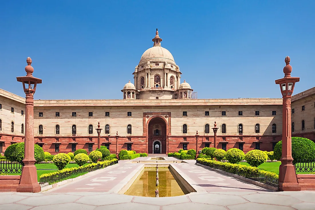 The official home of the President of India. 