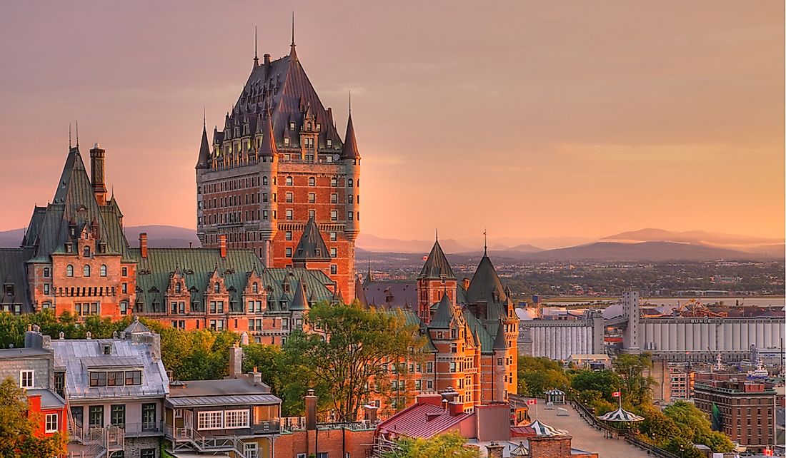 The Fairmont Le Château Frontenac in Quebec City.