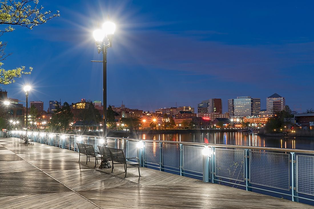 Wilmington, the largest city in Delaware.