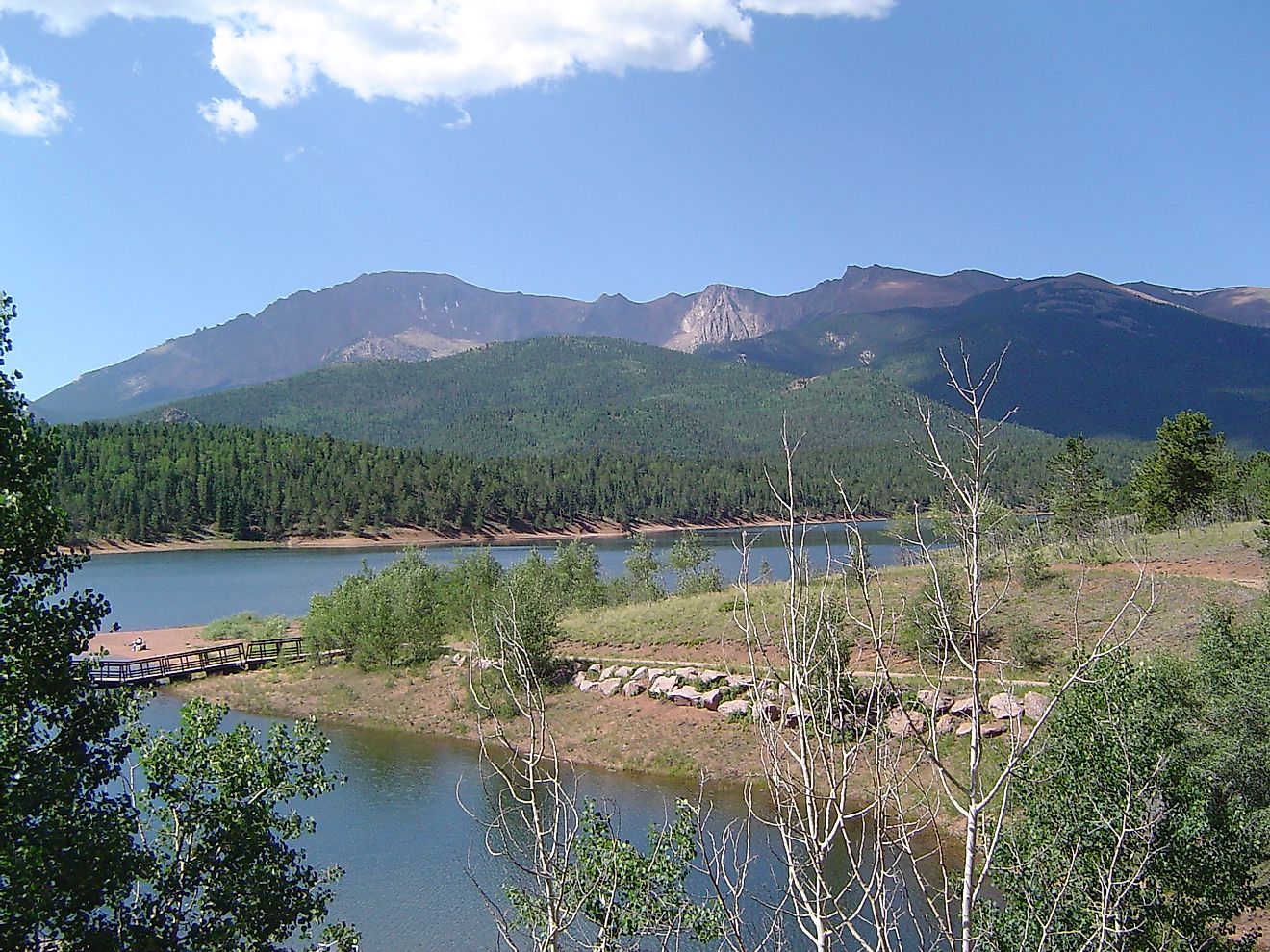 The scenic Pike National Forest in Colorado, US, is one of the oldest national forests in the country.