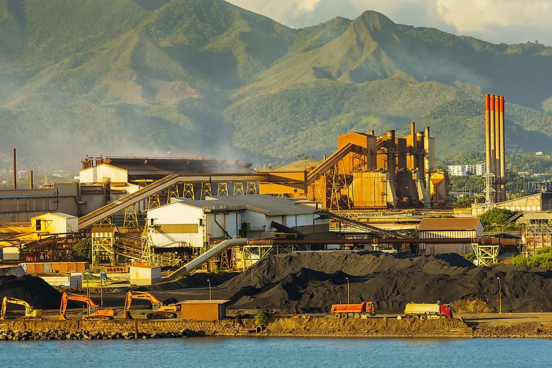 Nickel production in New Caledonia. Editorial credit: THPStock / Shutterstock.com