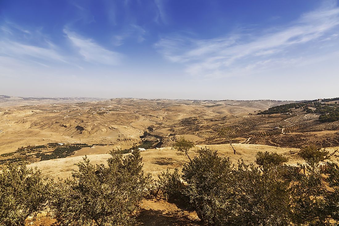 Mount Nebo can be found in Jordan. 