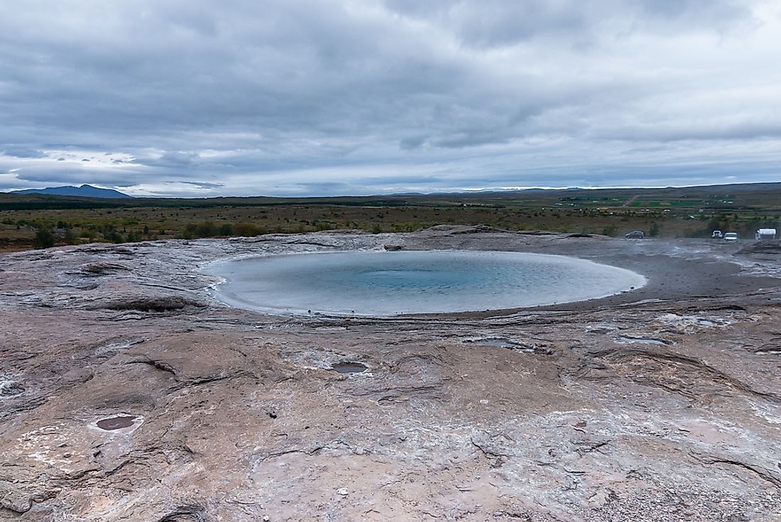 The Great Geysir has been intermittently active for about ten millennia.