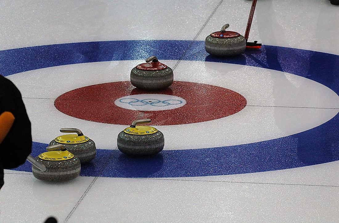 Curling is an olympic sport. Photo credit: steba / Shutterstock.com.