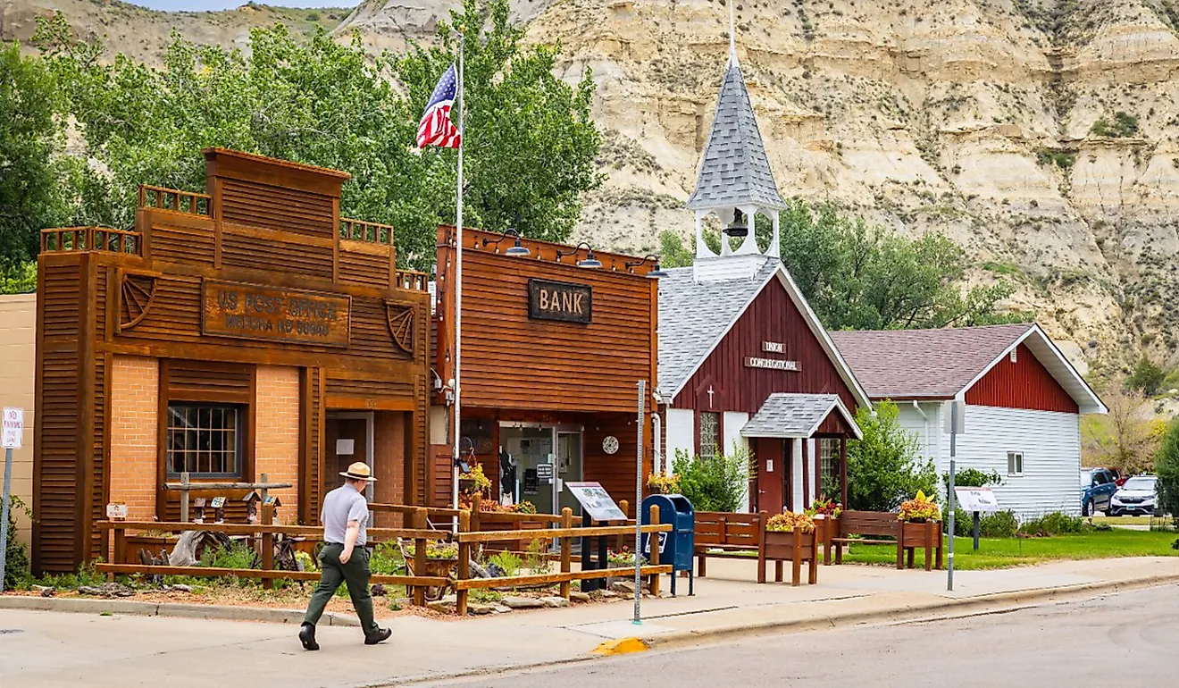 Main Street in Medora, North Dakota. Image credit Photo Spirit via Shutterstock