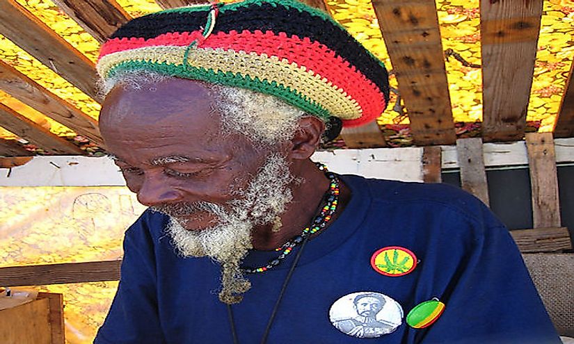 Disciple of the Rastafari movement in Barbados.