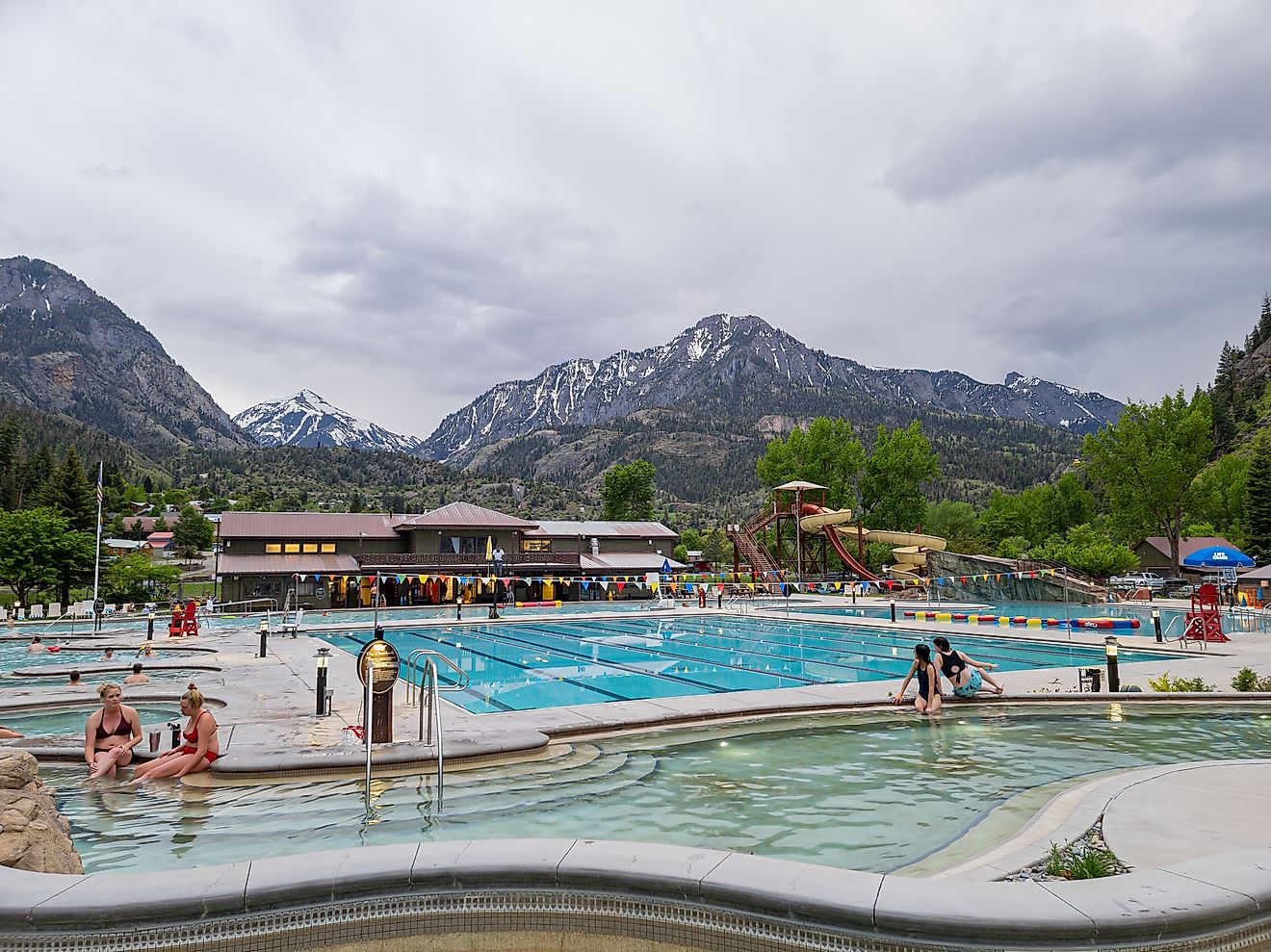 Ouray Hot Springs Pool in Ouray, Colorado.